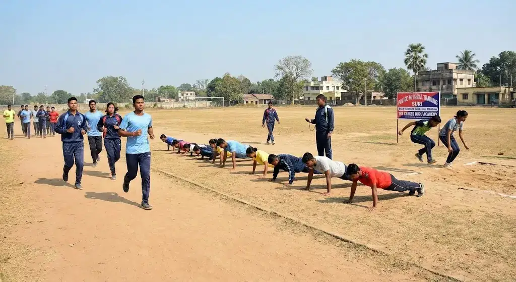 Best Police Physical Training in Suri | The Career Guru Academy