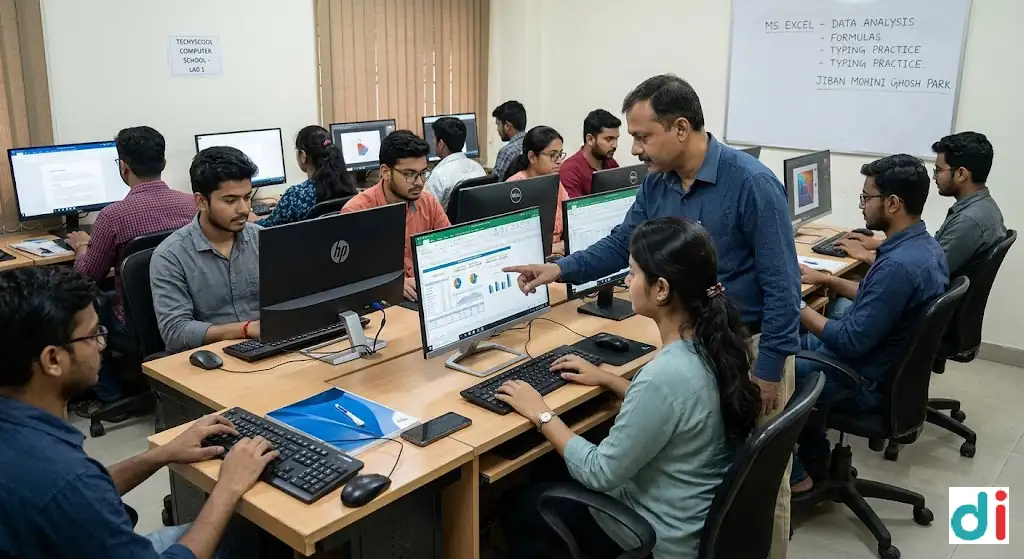 Best Practical Computer Training in Paschim Putiary 2026 | Techyscool Computer School