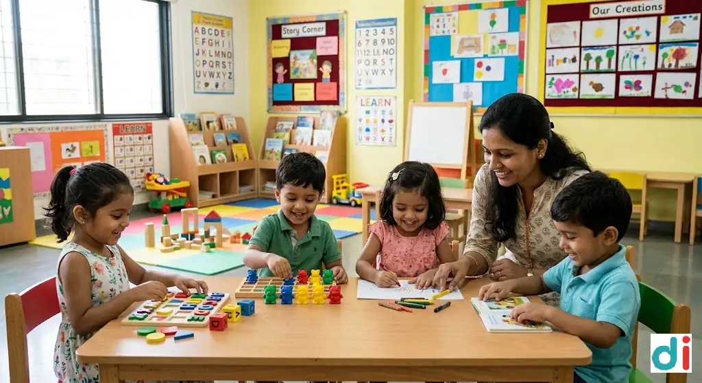 Best Preschool Curriculum Near Sukhawani Artize | Miniature Preschool and Teacher Training Institute