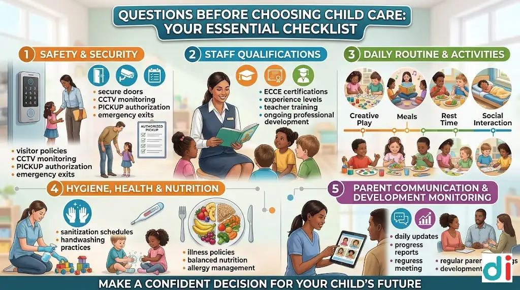 Questions Parents Should Ask Before Choosing Child Care | Miniature Preschool and Teacher Training Institute