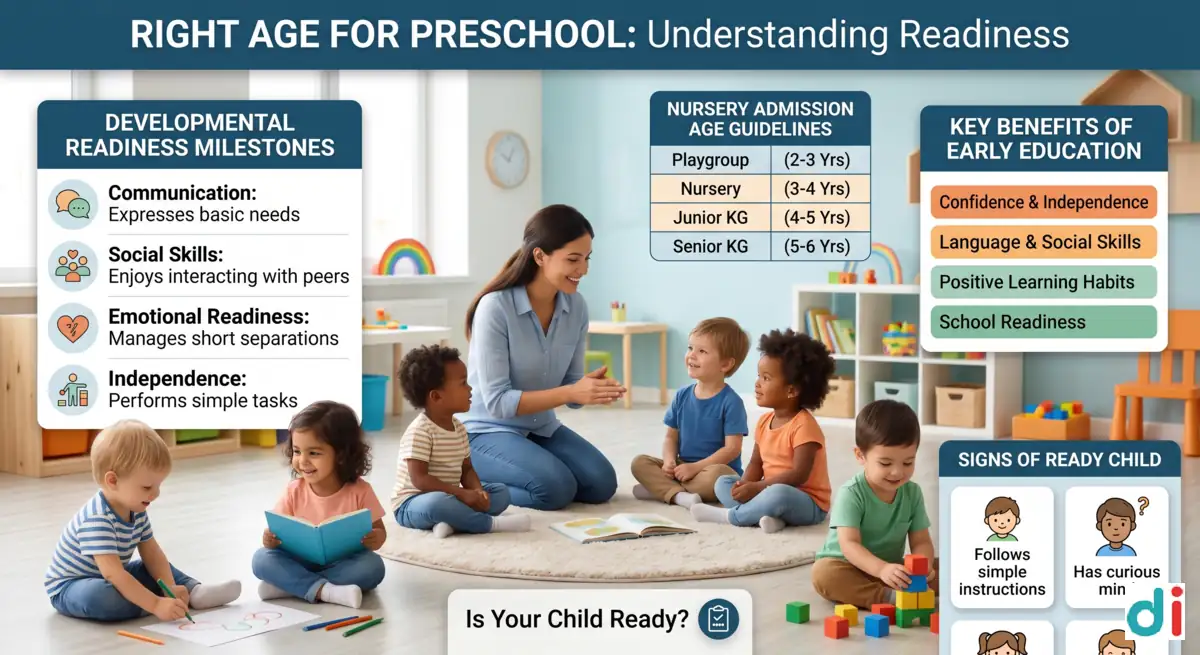 What Is the Right Age to Start Preschool Education | Miniature Preschool and Teacher Training Institute