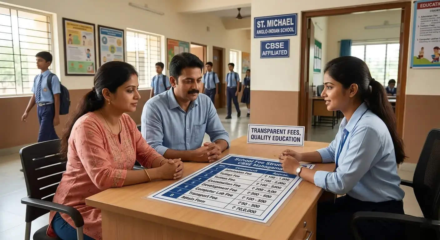 Best School Fee Structure CBSE in Mahagama 2026 | St Michael Anglo-Indian School