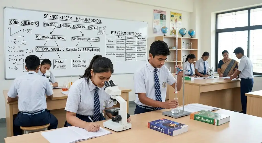 Best Science Stream Subjects in CBSE School in Mahagama 2026 | St Michael Anglo-Indian School