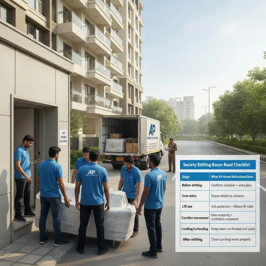 Best Society Shifting Service in Baner Road 2026 | AP Home Relocations