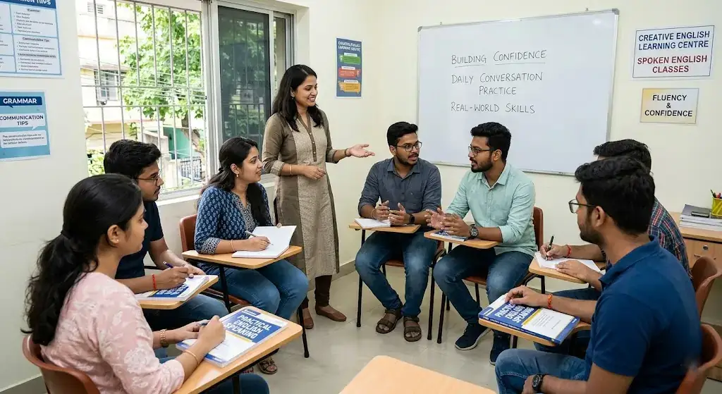 Best Spoken English Classes Near Kidzee Garia 2026 | Creative English Learning Centre
