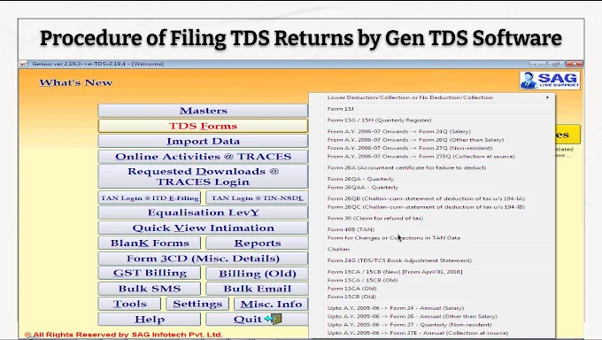 Best TDS Return Filing Software in Momin Nagar | Genius Infotech