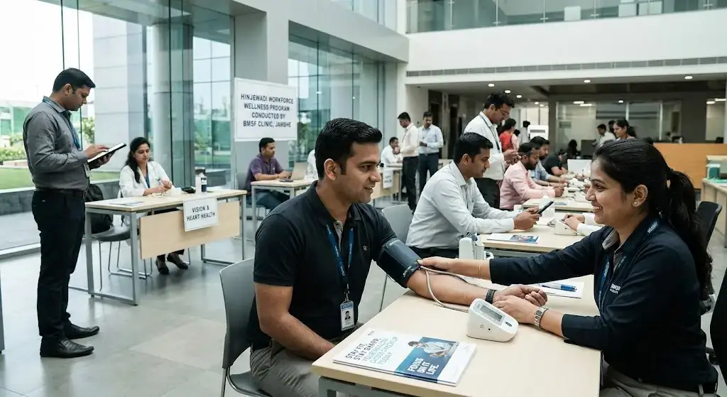 Best Workplace Health Checkups Near Hinjewadi Jambhe Road | BMSF Industrial Health and Safety Clinic
