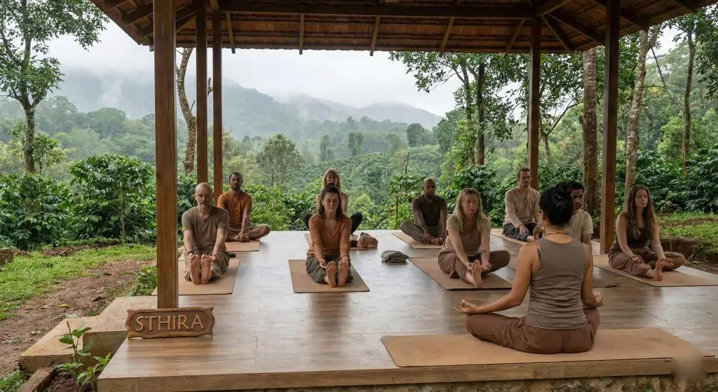 Best Yoga Meditation Classes Coorg 2026 | STHIRA by Shruthy Nanaiah