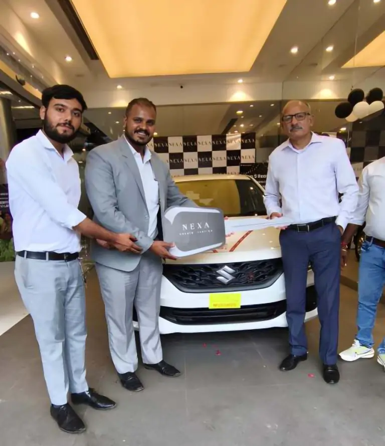 car-key-handover-ceremony-at-a-nexa-dealership |Vishwa Mangal Motor Driving School