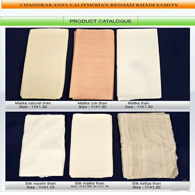 chandrakanta-lalitmohan-resham-khadi-samity-silk-and-matka-than-fabric-catalogue |Chak Islampur Khadi Cluster