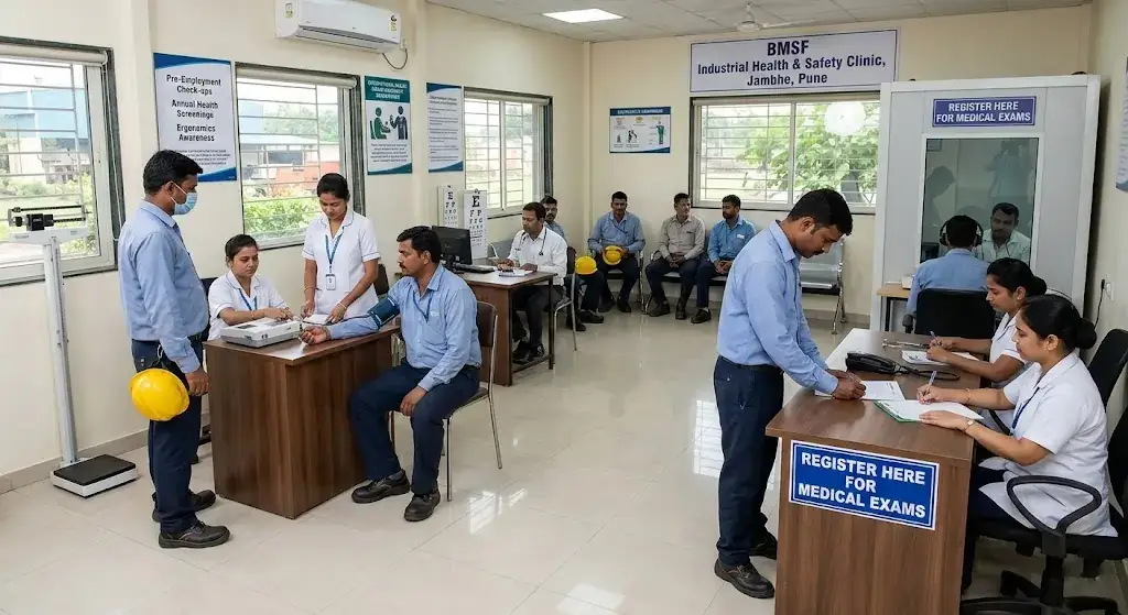 Complete Guide to Occupational Health Services for Companies in Jambhe | BMSF Industrial Health and Safety Clinic