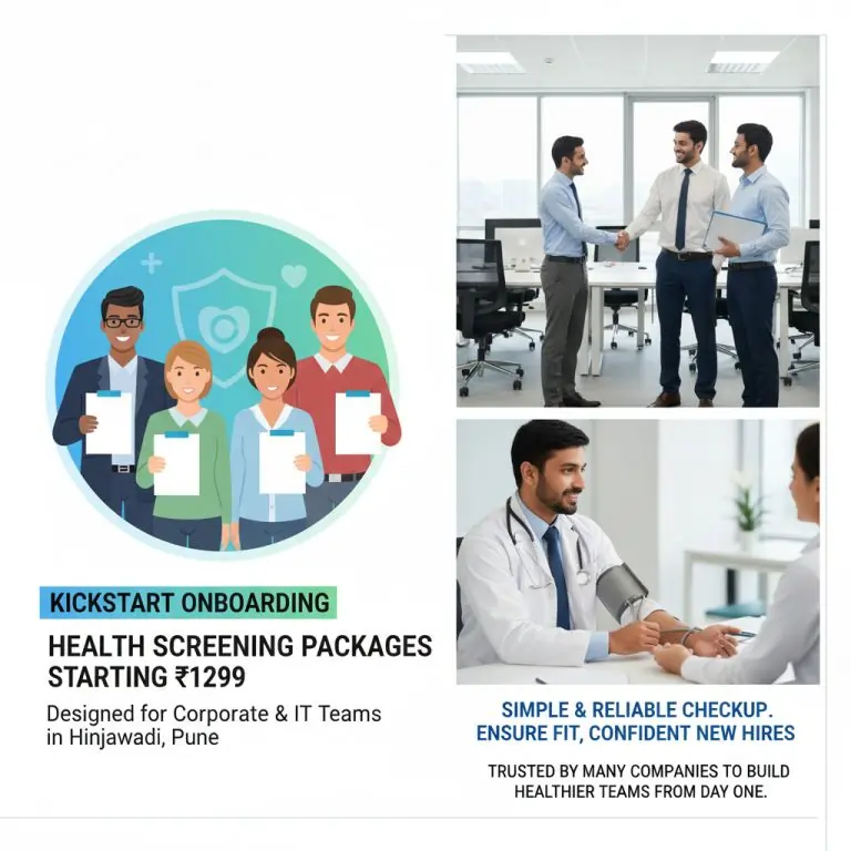 Corporate Health Screening Packages for New Hires Starting ₹1299