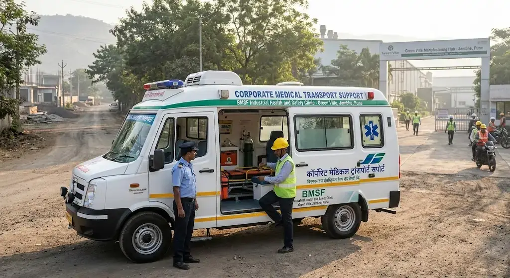 Corporate Medical Transport Support in Green Ville | BMSF Industrial Health and Safety Clinic