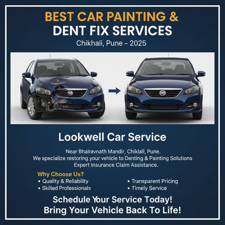 Best Car Painting and Dent Fix Chikhali Pune 2025 | Lookwell Car Service