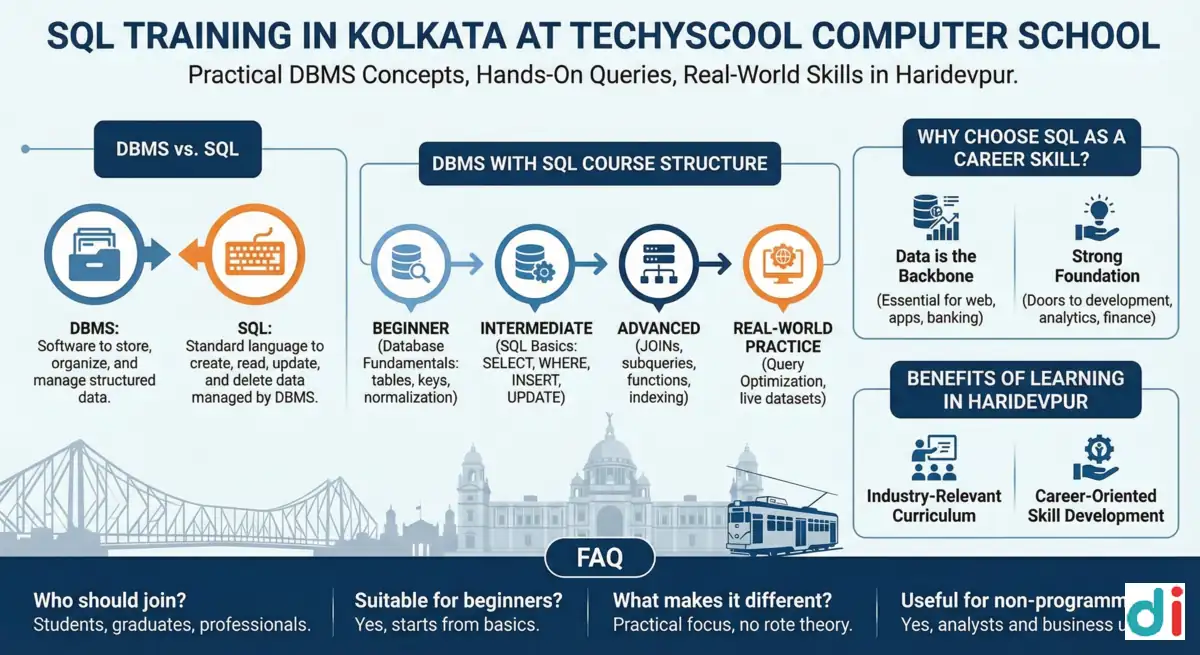 Database and SQL Training | Techyscool Computer School