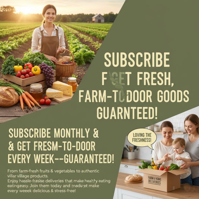 Subscribe Monthly Get Fresh Goods Every Week Guaranteed