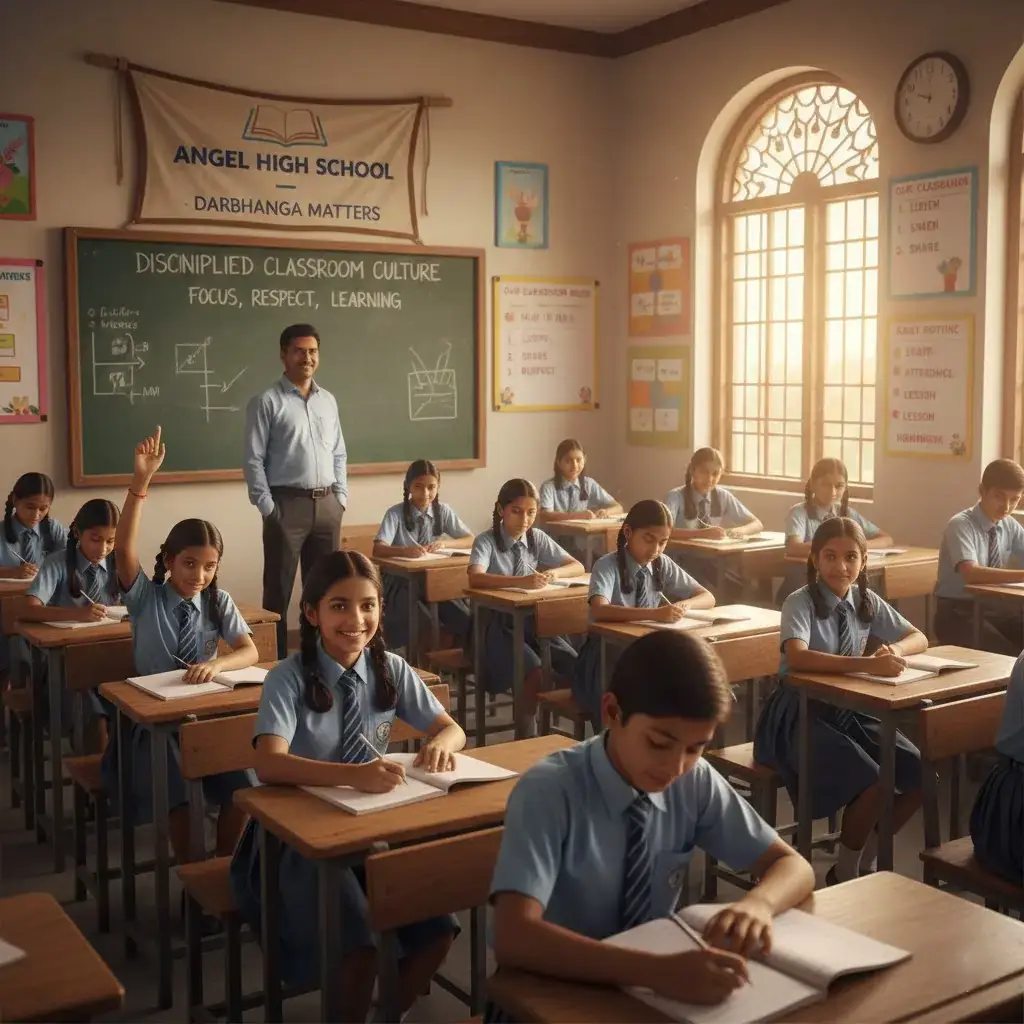 Disciplined Classroom Culture in Darbhanga | Angel High school