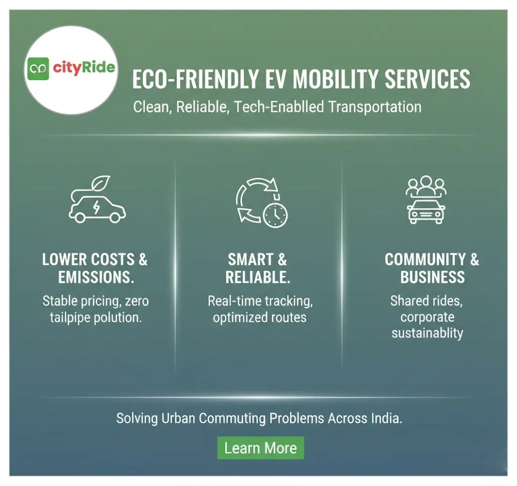 Eco-Friendly & EV Mobility | CityRide.city