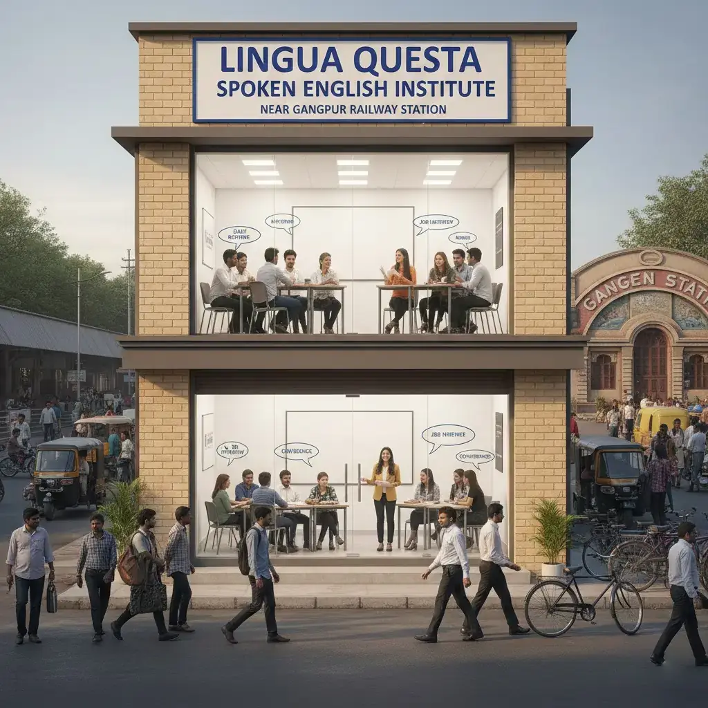 English Class Near Gangpur Station 2026 | Lingua Questa Spoken English Institute