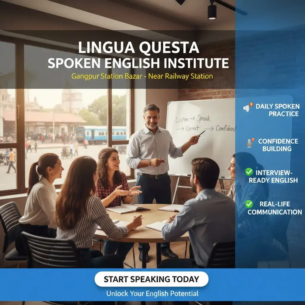 English Learning Center Gangpur 2026 | Lingua Questa Spoken English Institute