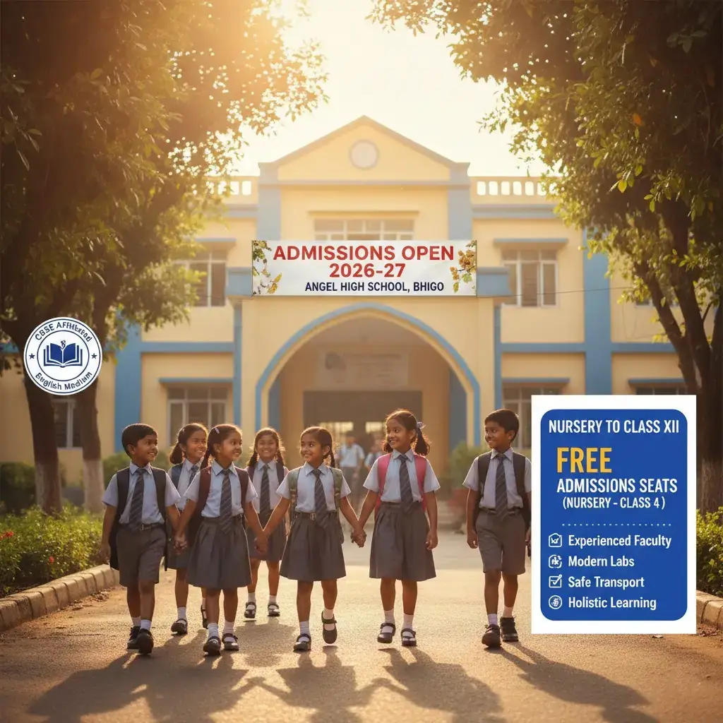 English Medium School Admission Bhigo 2026 | Angel High school