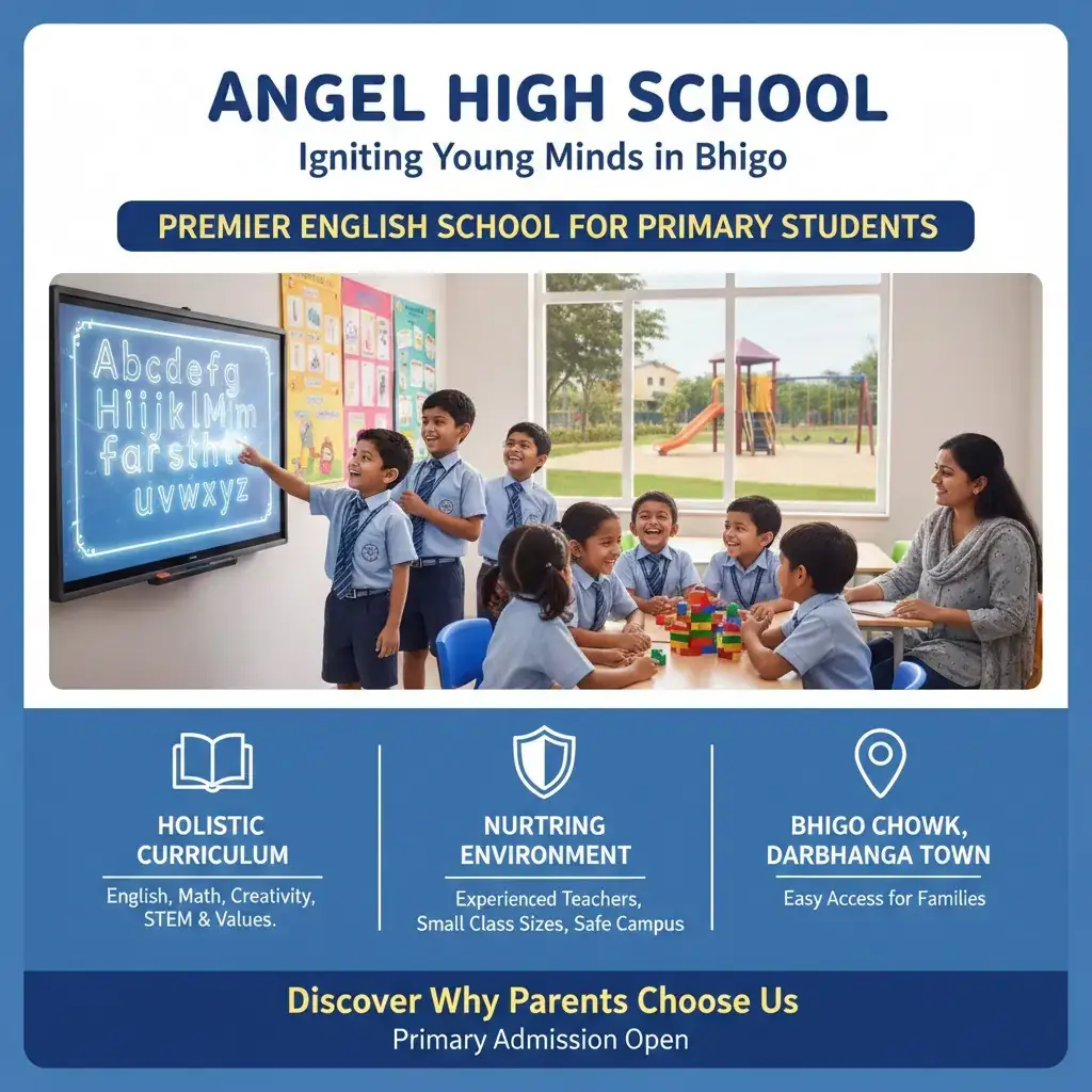 English School for Primary Students Bhigo 2026 | Angel High school