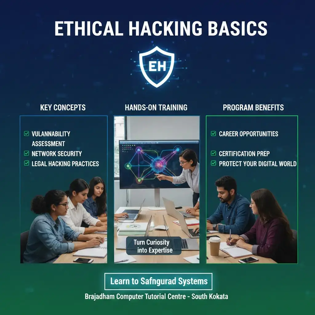 Ethical Hacking Basics Near Brajadham for Newbies | Brajadham Computer Tutorial Centre