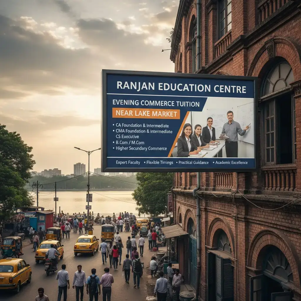 Evening Commerce Tuition Near Lake Market | Ranjan Education Centre