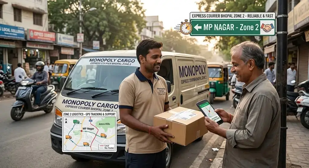 Express courier in Bhopal Zone 2 2026 | Monopoly Cargo
