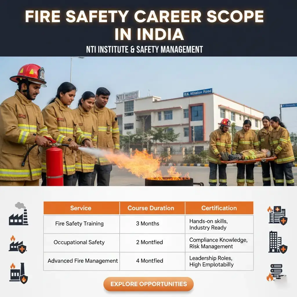 Fire Safety Career Scope in India | NTI Institute & Safety Management