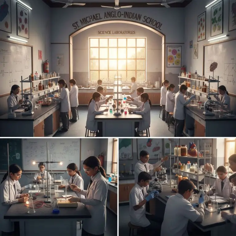 Fully Equipped Science Laboratories for Practical Learning | St Michael Anglo-Indian School