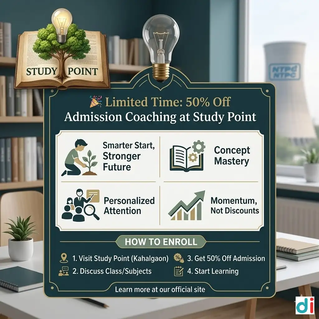 Get 50 Percent Off Admission Coaching – Limited Time Offer at Study Point