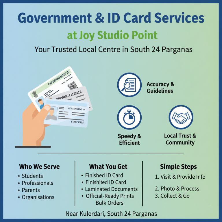 Government and ID Card Services | Joy Studio Point