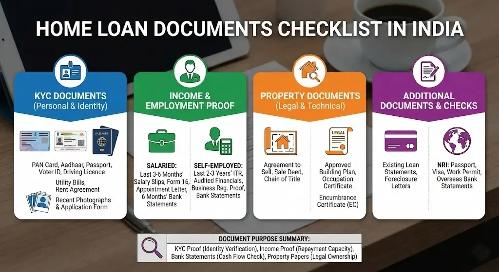 Home Loan Documents Checklist in India – Avoid Delays & Rejections | Sushovan Mal – Relationship Bank Manager