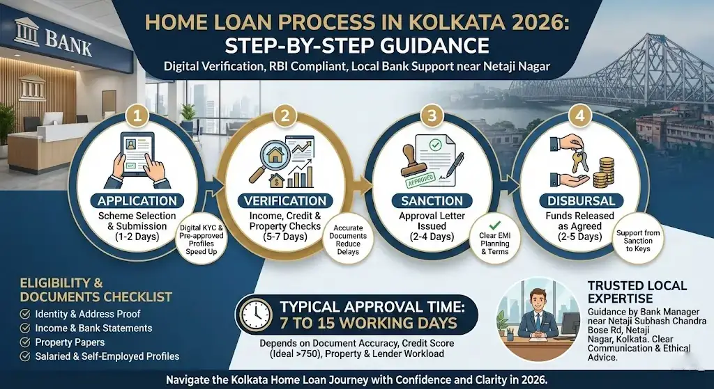 Home Loan Process in Kolkata 2026 – From Application to Approval | Sushovan Mal – Relationship Bank Manager