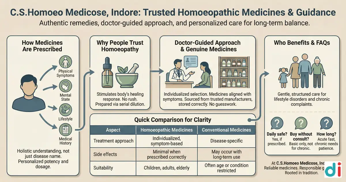 Homoeopathic Dilution Medicines | C.S.Homoeo Medicose
