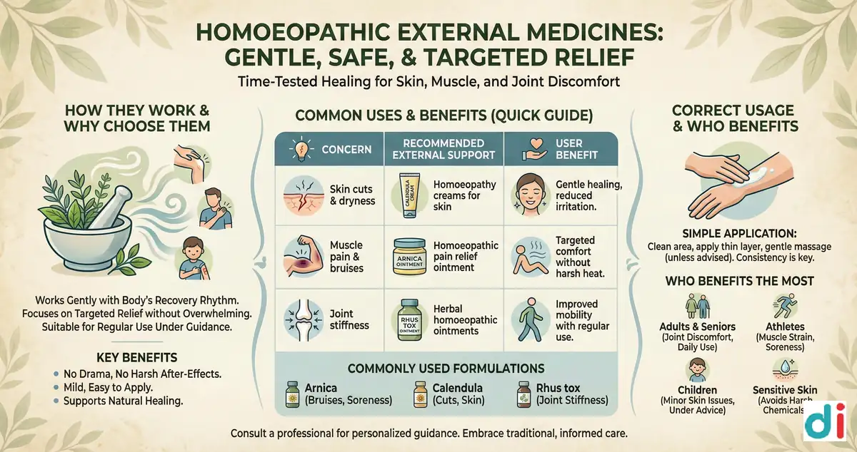 Homoeopathic External Applications | C.S.Homoeo Medicose