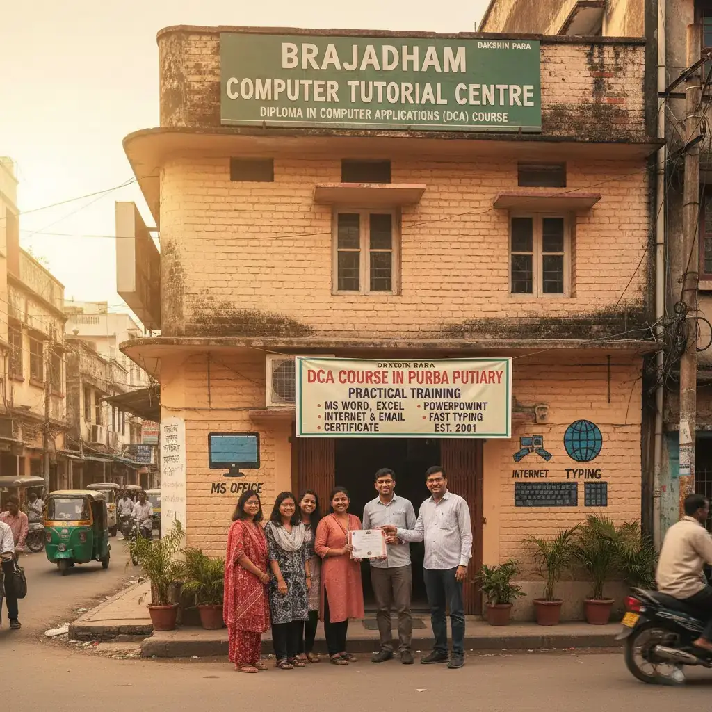 How to Master DCA Course Purba Putiary | Brajadham Computer Tutorial Centre