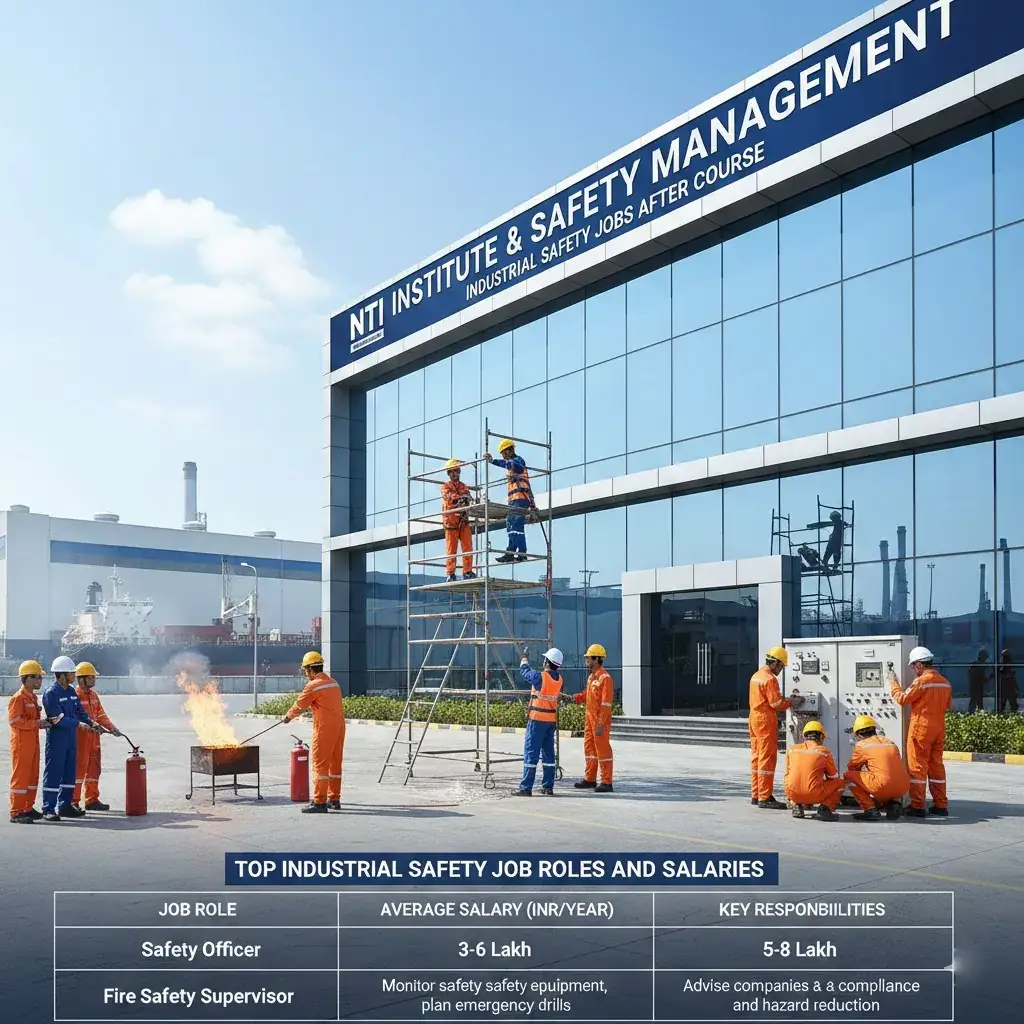 Industrial Safety Jobs After Course | NTI Institute & Safety Management