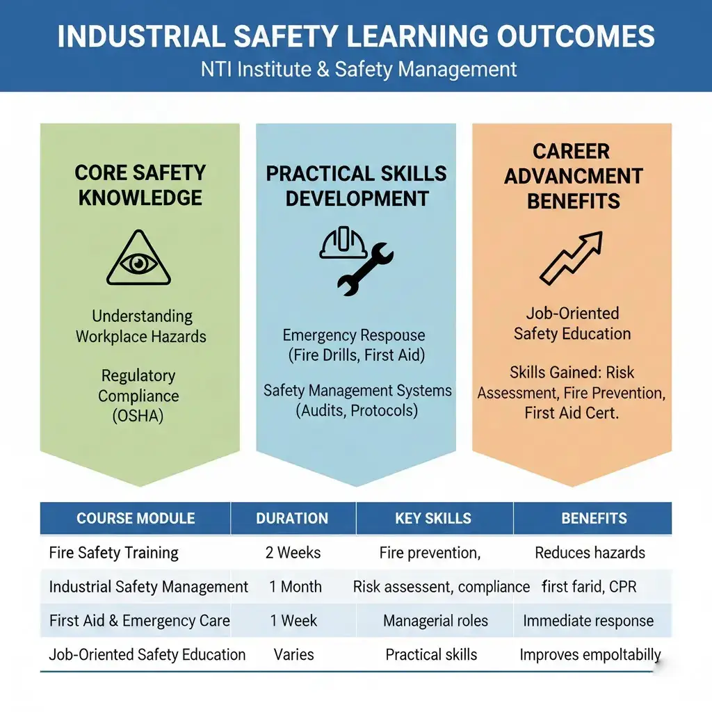 Industrial Safety Learning Outcomes | NTI Institute & Safety Management