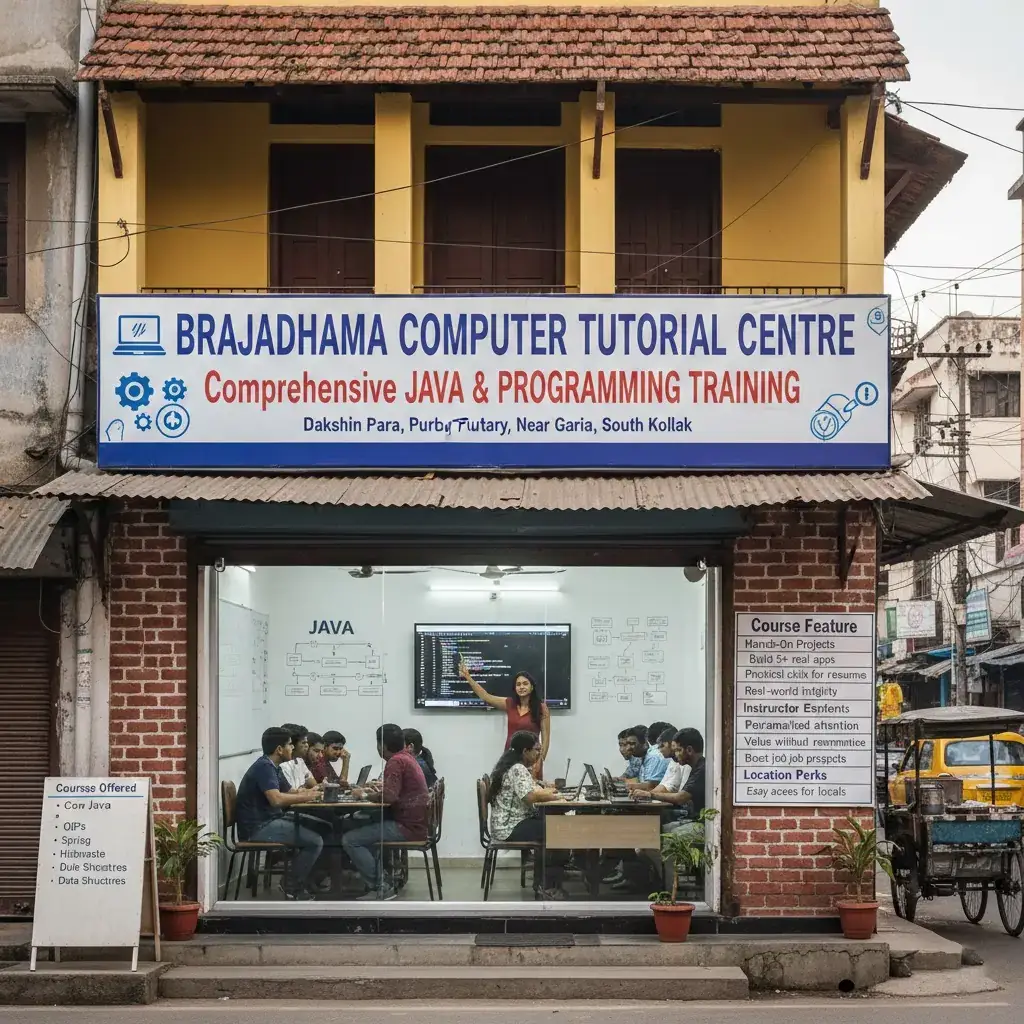 Java Training Near Dakshin Para for Beginners | Brajadham Computer Tutorial Centre