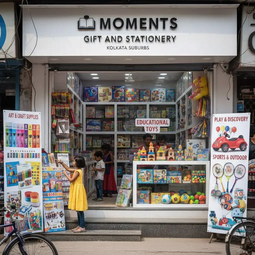 Kids Learning Stationery Store in Kolkata Suburbs – Smart Tools for Young Minds | Moments Gift and Stationery