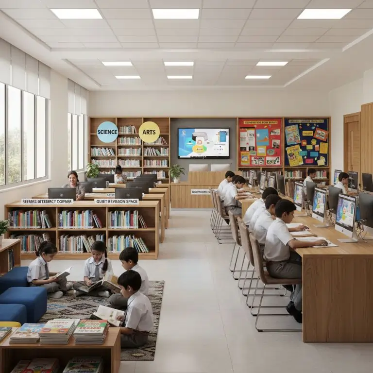 Library and Resource Center Supporting Academic Growth | St Michael Anglo-Indian School