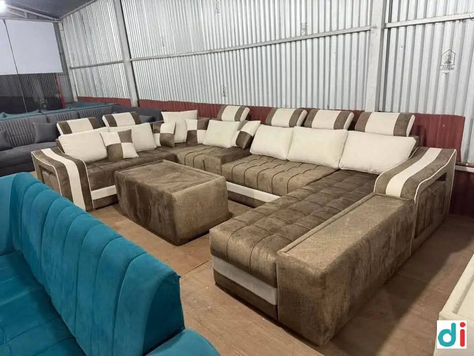 luxury-beige-sectional-sofa-high-end-home-pune |Pune Furniture Sofa Manufacturer Sofa Repair