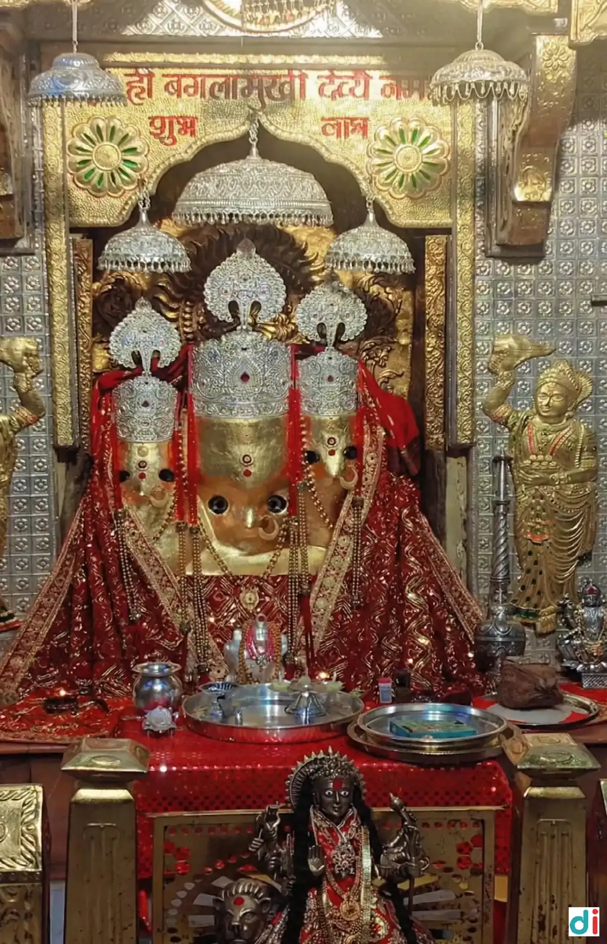 maa-baglamukhi-pitambara-golden-idol-darshan-nalkheda-temple-madhya-pradesh |Maa Baglamukhi Pitambara Astam Mahavidhya by Pandit Rupesh Guru