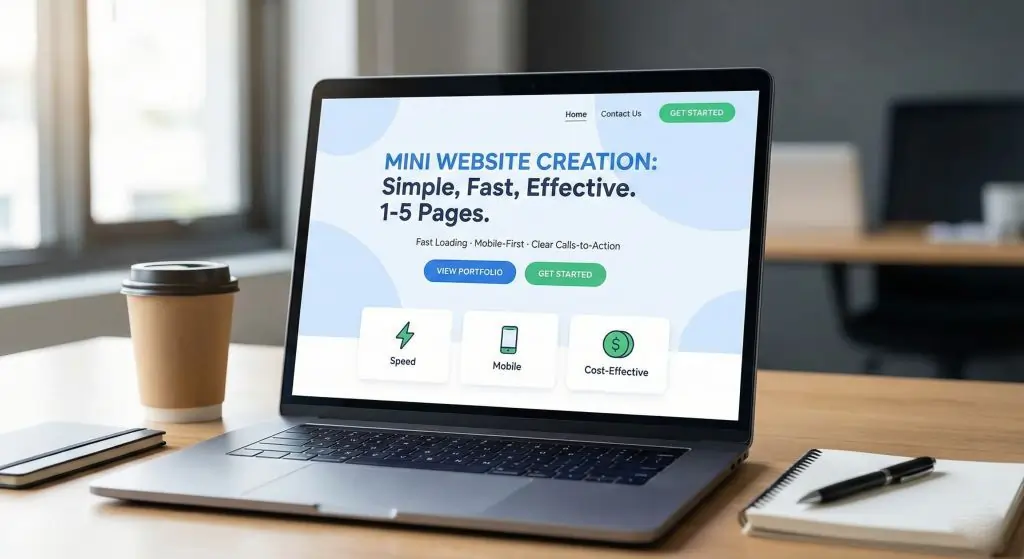 Mini Website Creation | Digitalindians.in