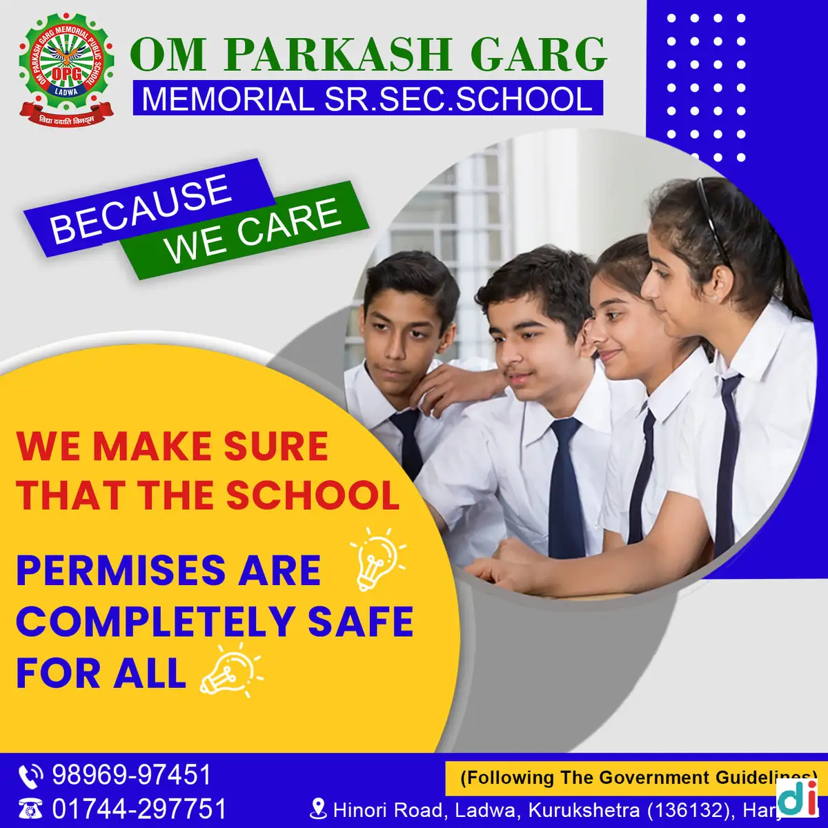 opg-memorial-public-school-safe-campus-ladwa |OPG Memorial Secondary School