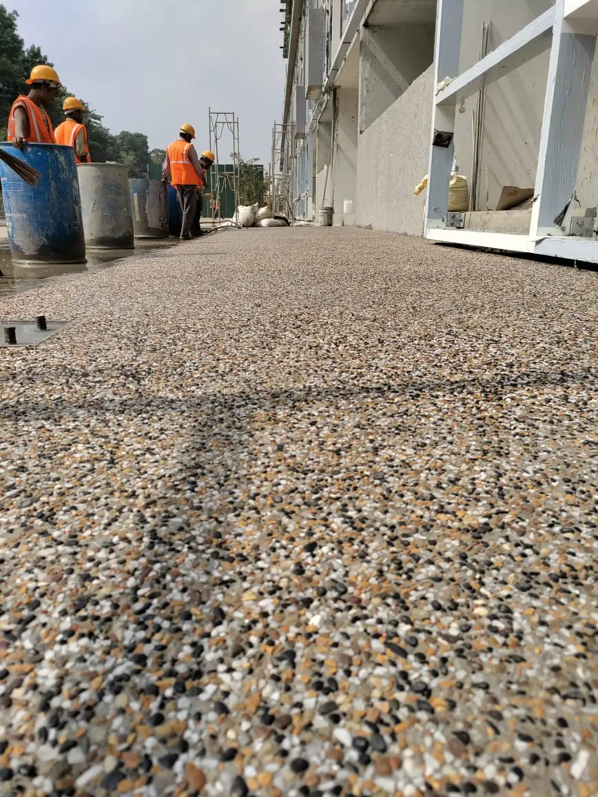 Pebblecrete Flooring and Plaster | Samarth Wall Texture