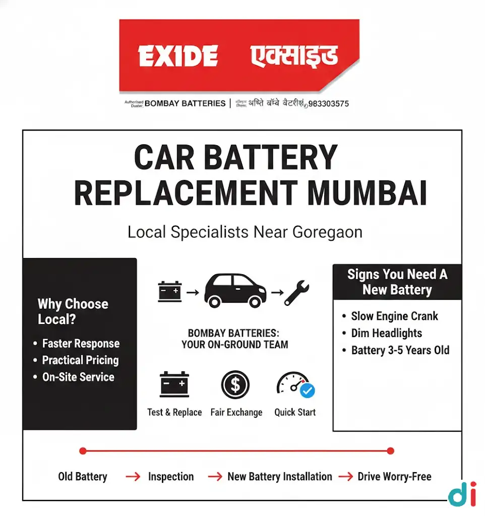 Replacement & Fitting | Bombay Batteries
