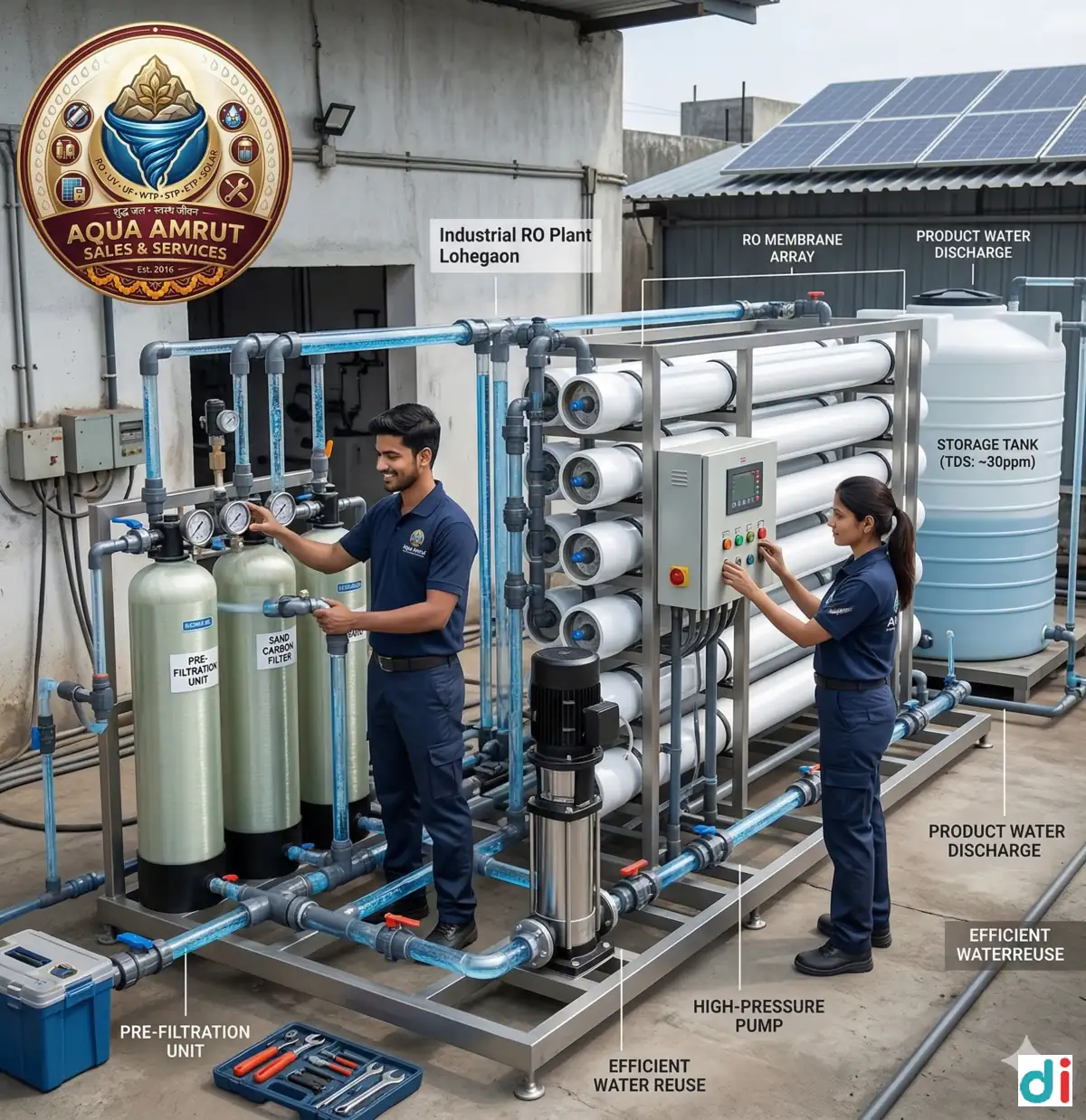 Ro Plants Installation & Commissioning  | Aqua Amrut Sales And Services